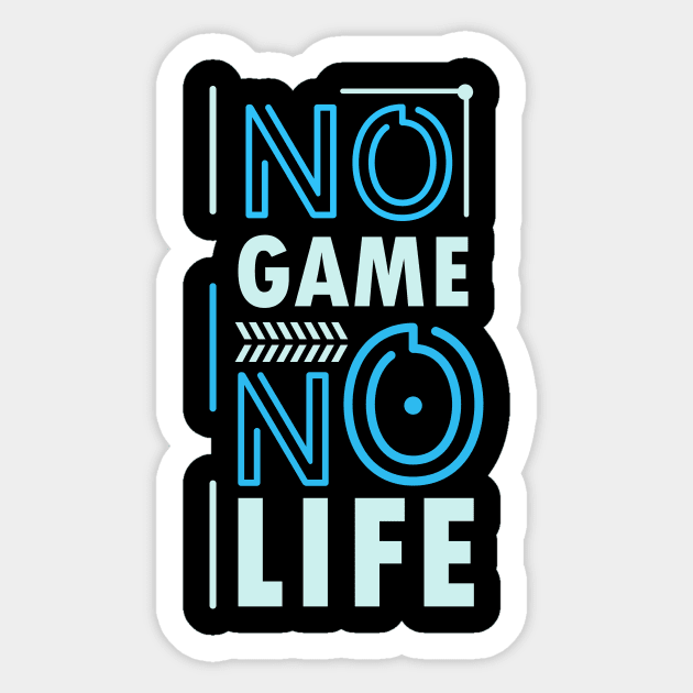 No Game No Life Sticker by Hip City Merch